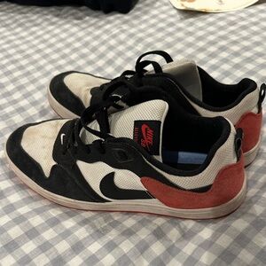Nike SB Black and Red Sneakers